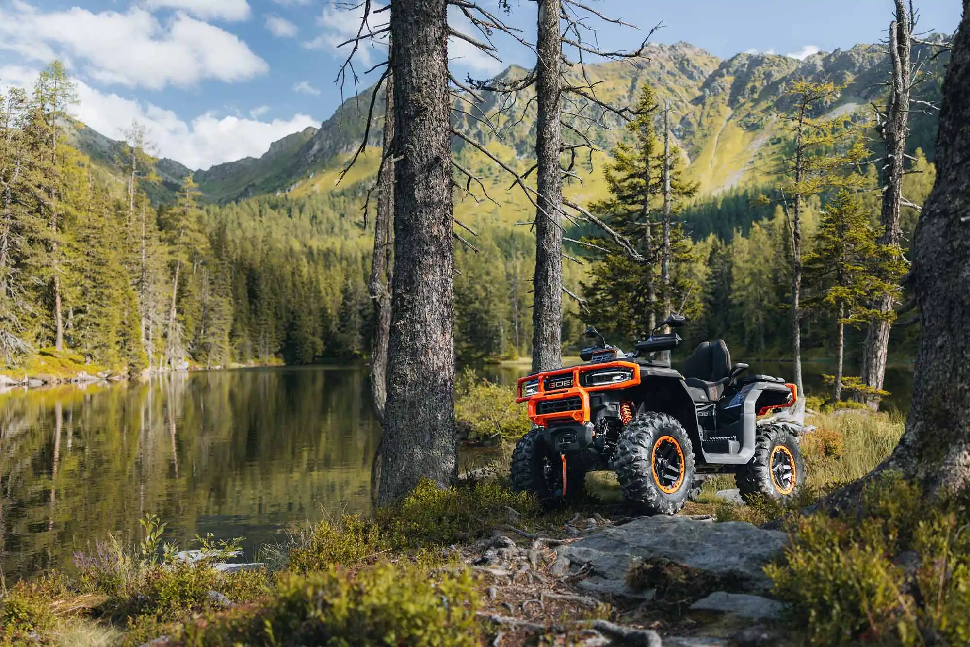 GOES TERROX podczas przeprawowej jazdy quadem 4x4