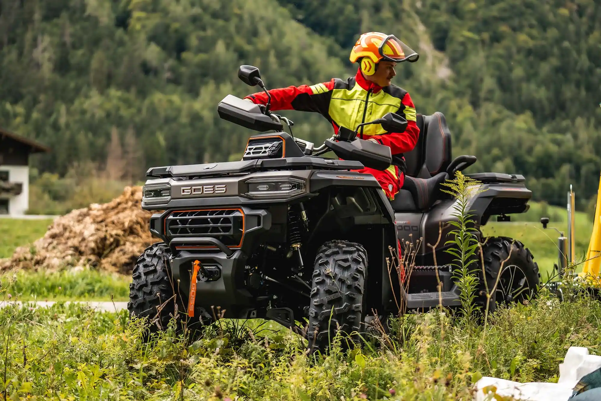 Quad przeprawowy 4x4 GOES TERROX w wymagającym terenie